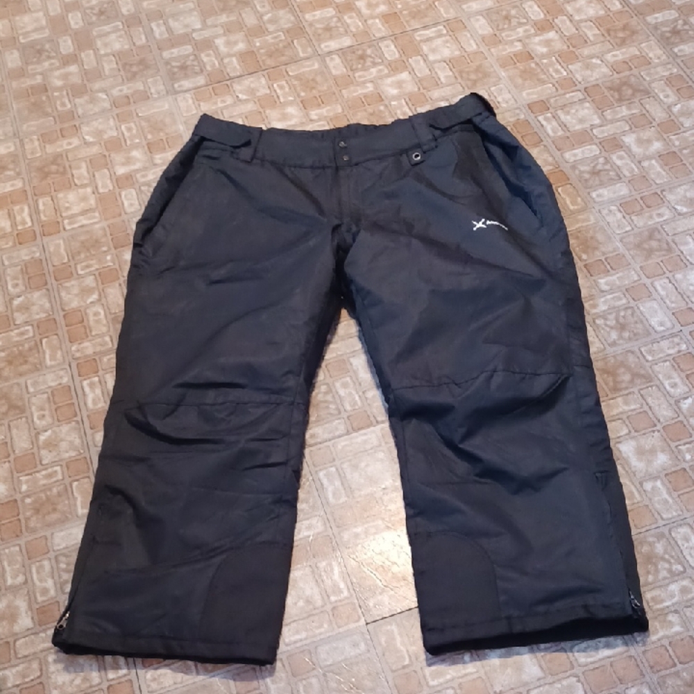 Black Snow Pants National Outfitters Unisex Adjustible Waist 42-52 Inches